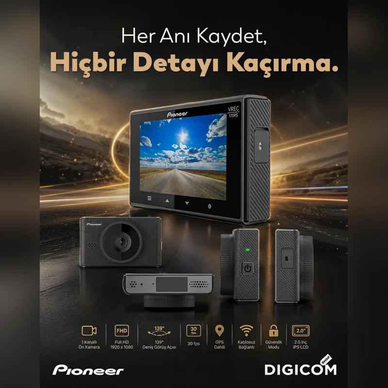 Digicom Pioneer araç kamerası Instagram paylaşımı