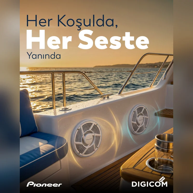 Digicom Pioneer marine ses sistemi Instagram paylaşımı