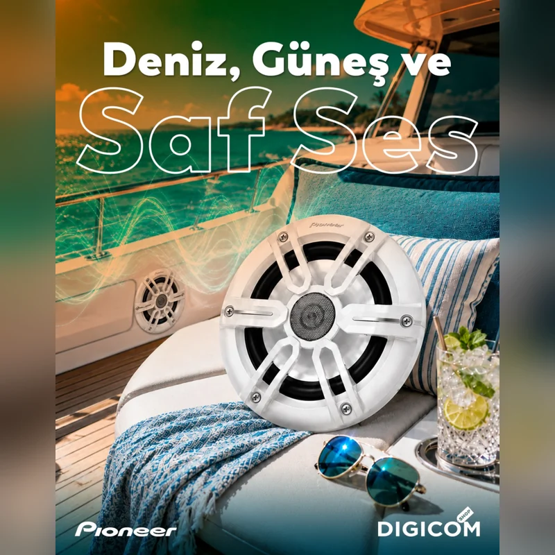 Digicom Pioneer deniz ses sistemi Instagram paylaşımı