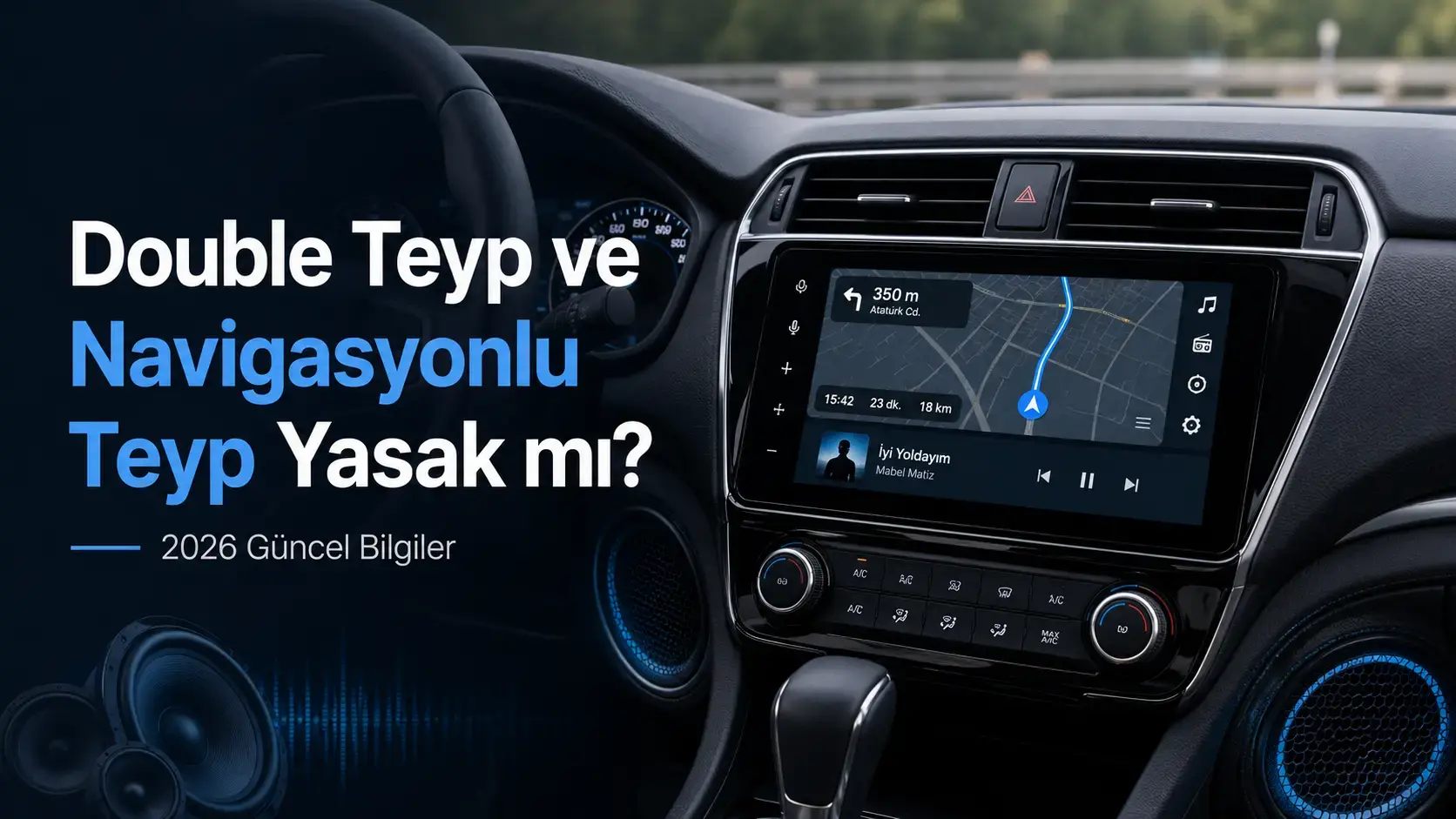 Double Teyp ve Navigasyonlu Teyp Yasak mı? 2026 Güncel Bilgiler