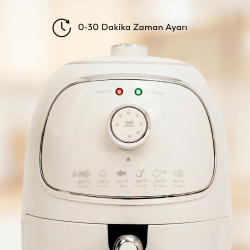 Conti CDF-401 Frito Airfryer Yağsız Fritöz Beyaz - 4