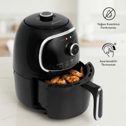Conti CDF-401 Frito Airfryer Yağsız Fritöz Siyah - 3