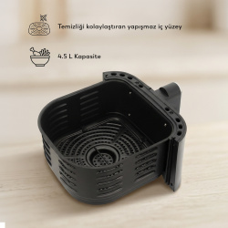 Conti CDF-451 Prime Airfryer Yağsız Fritöz - 5