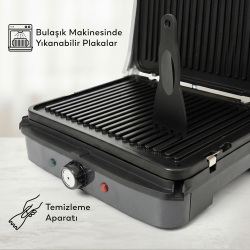 Conti CG-224 Tost Ye Tost ve Izgara Makinesi Antrasit - 5