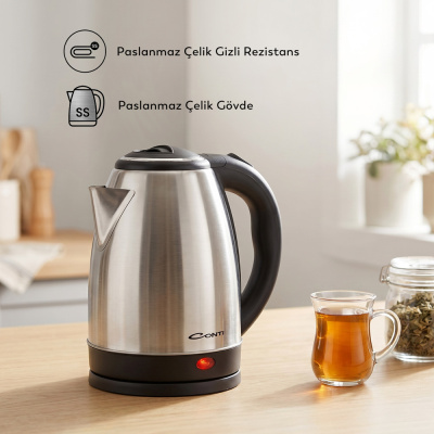Conti CK-280 Zenith Su Isıtıcı Çelik Kettle - 2