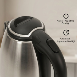 Conti CK-280 Zenith Su Isıtıcı Çelik Kettle - 5