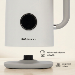 Conti CK-300 Therma Su Isıtıcı Kettle Beyaz - 4