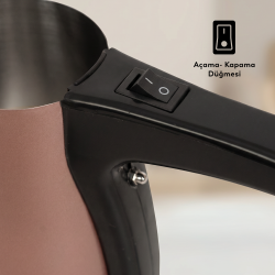 Conti CKC-321 Crazy Elektrikli Çelik Cezve Rose Gold - 5