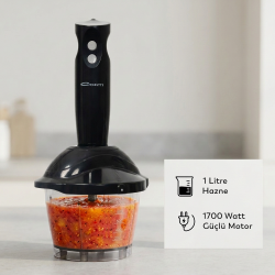 Conti CMD-208 Multiset 3 Blender Set Siyah - 3