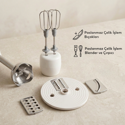 Conti CMD-502 Servomax Blender Set Krem - 5