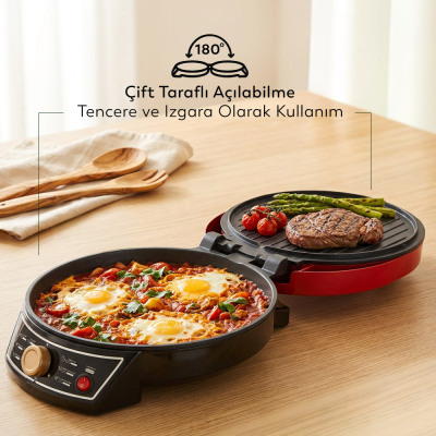 Conti CPM-100 Hanımeli Pizza Tavası - 4