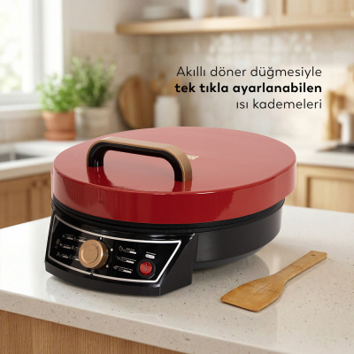 Conti CPM-100 Hanımeli Pizza Tavası - 5