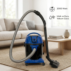 Conti CS-105 Lily Islak Kuru Süpürge Mavi - 2