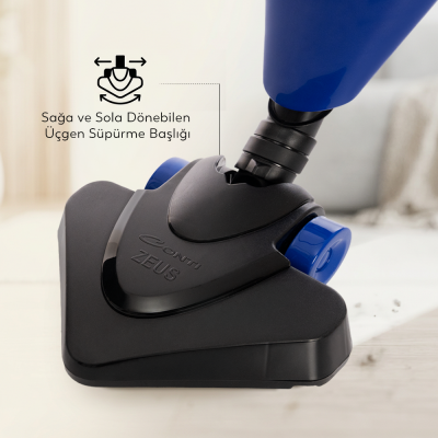 Conti CSC-305 Zeus Plus Dikey Elektrikli Süpürge Mavi - 5