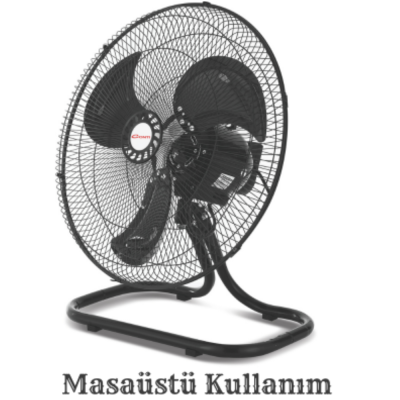 Conti CSF-410 Tayfun 18 İnç 3 Kademeli Ayaklı Vantilatör - 4