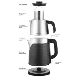 Conti CTM-130 Dempro Cover Çelik Çaycı İnox - 2