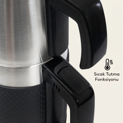 Conti CTM-130 Dempro Cover Çelik Çaycı İnox - 5