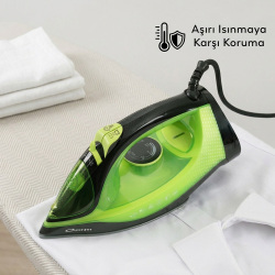 Conti CU-3328 Apex 2600 Watt Buharlı Ütü Yeşil - 4