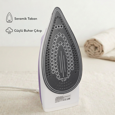 Conti CU-3388 Sensitive 2600 Watt Buharlı Ütü Mor - 5